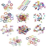 【CW】 8 Rings Mixed Colorful Split Clasp Eyelets Screw Pins Connectors  Diy Jewelry Accessories