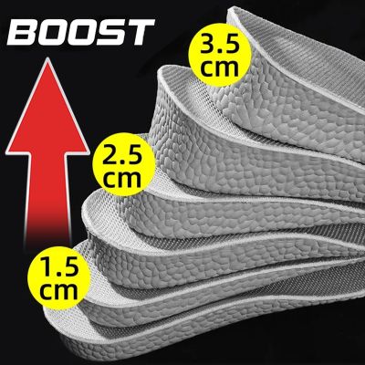 ☊ஐ☼ Height Increase Insoles for Men Women Shoes Flat Feet Arch Support Orthopedic Insoles Sneakers Heel Lift Memory Foam Shoe Pads