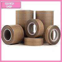 SQXRCH SHOP 10m/Roll ไฟฟ้า เครื่องดูดสูญญากาศ ฉนวน เทป PTFE ทนต่ออุณหภูมิสูง ผ้าเทปผ้า เครื่องปิดผนึกกาว