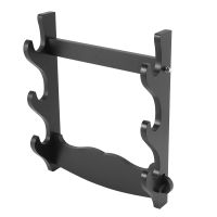 3 Tier Wall Mount Samurai Sword Katana Holder Stand Hanger Bracket Rack Display