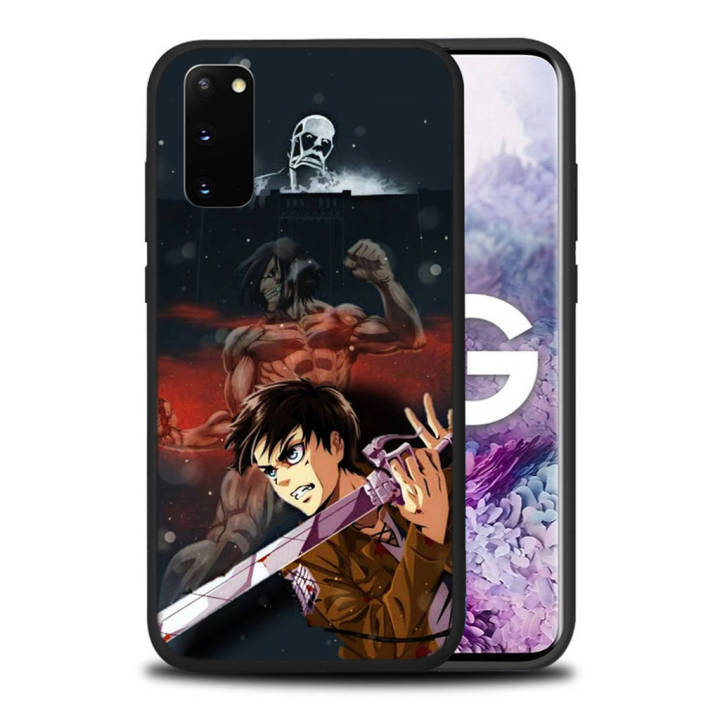 13gnn-attack-on-titan-eren-อ่อนนุ่ม-high-quality-ซิลิโคน-tpu-phone-เคสโทรศัพท์-ปก-หรับ-samsung-galaxy-note-20-s20-s21s-s21-s23-ultra-plus-fe-lite