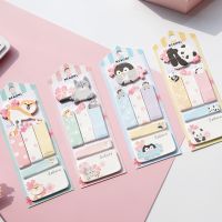 1X Cute Panda Penguin Cat Dog Memo Pad Sticky Notes School Office Supply Stationery Notepad