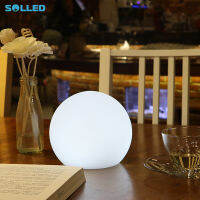 SOLLED IP65 LED การควบคุมระยะไกลที่มีสีสันลูกไฟกลางคืนสวนบ้านปาร์ตี้บาร์ตกแต่ง