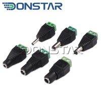 5PCS male and female DC Power plug 5.5 x 2.1MM 5.5x2.5MM 3.5x1.35MM 12V 24V Jack Adapter Connector Plug CCTV 5.5x2.1 2.5 1.35