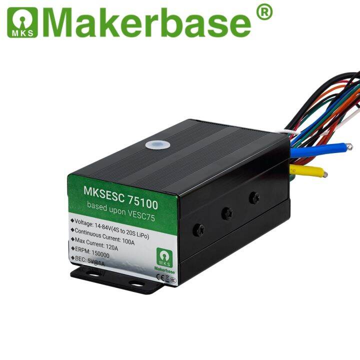 makerbase-vesc-75100-75โวลต์100a-ขึ้นอยู่กับเบนจามิน-vesc6-highpower-สำหรับสเก็ตบอร์ดไฟฟ้า-สกูตเตอร์-ebike-ควบคุม