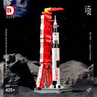 ลูกค้า 7022 จรวดอวกาศ Saturn V เปิดตัวของเล่นตัวต่อเสริมการศึกษาสำหรับเด็กของขวัญที่เข้ากันได้กับเลโก้