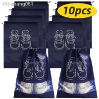 10/5pcs Shoes Storage Bags Closet Organizer Non-woven Travel Portable Bag Waterproof Pocket Clothing Classified Hanging Bag