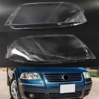 คู่กรอบไฟหน้ารถยนต์เคสกันกระแทกสำหรับ VW Passat B5.5 2000-2005 3B7941018F 3B7941017M, 3B7941017F