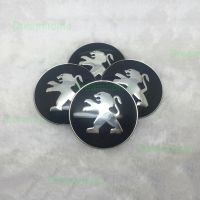 Auto parts 4PCS 65mm Aluminum alloy car Logo Car Wheel Hub Center Cap Sticker for Peugeot car Styling Accessory