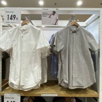 UniqloEARLY GATES ANEW FootJoy J.LINDEBERG┋♞卍 Youjia Mens Oxford shirt (เสื้อเชิ้ตแขนสั้นลำลอง) 447008