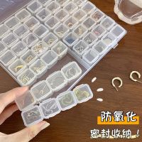 [COD] portable square transparent girls box anti-oxidation sealed necklace earrings ring storage