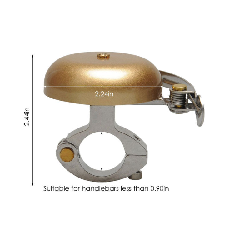 วินเทจคลาสสิกจักรยานระฆังทองแดงอลูมิเนียมจักรยาน-h-andlebar-เบลล์แหวนเสียงดังฮอร์นเข็มทิศเตือนความปลอดภัยปลุก