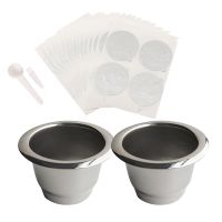 【YF】 Para Icafilas Folhas de Recarga Cápsula Café Nespresso Recarregáveis Nespress Capsulas Reutilizáveis Filtro Pod Capa