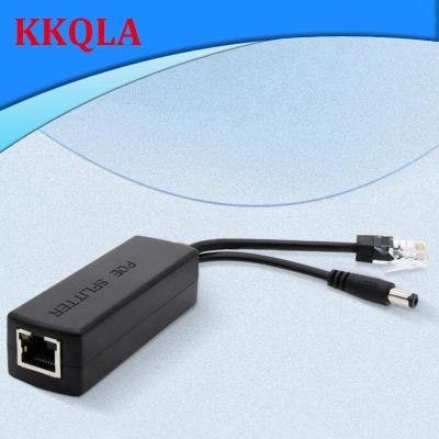 QKKQLA Poe Power Adapter Injector 48V To 12V Poe Splitter Connector Switch For Ip Camera Wifi Cable Wall Us/Eu Plug