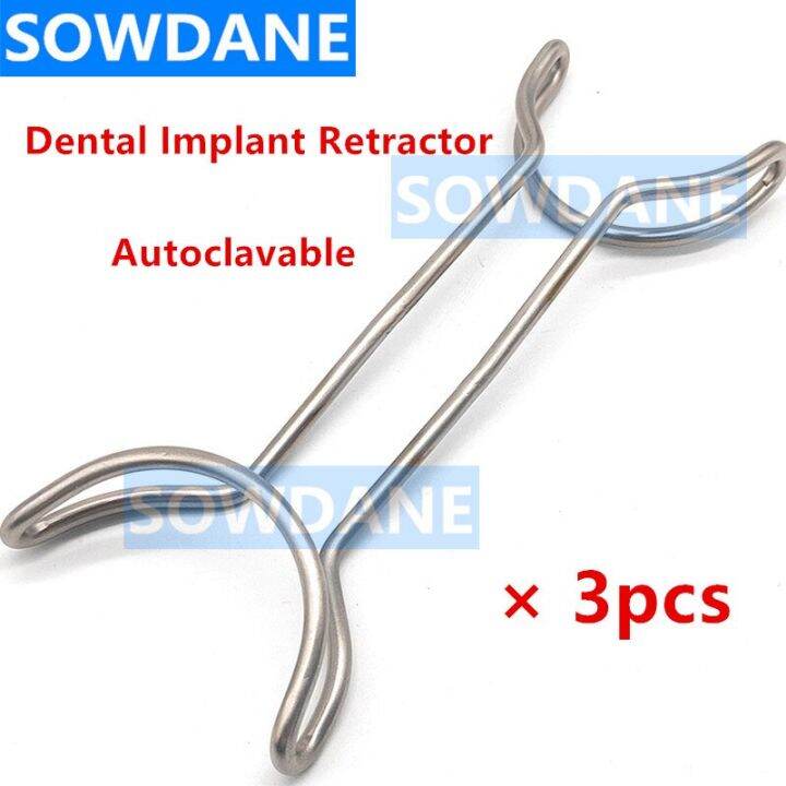 3pcs Dental Orthodontic T shape Retractor Mouth Gag Opener Teeth