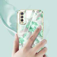 เคสหรูหราสำหรับ Vivo V2026 V2029 V2038 V2043 V2032 V2068 V2027 V2048 V2044 V2129 V2033 V2042 V2102 V2069แฟชั่นภาพสีน้ำมันกันกระแทกกล้องป้องกันเคสโทรศัพท์โทรศัพท์พร้อมฟรีสายคล้อง