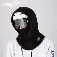 COPOZZ Winter Ski Mask Cycling Skiing Thermal Fleece Mask Outdoor Sport Windproof Cycling Headgear Balaclava Half Face Mask