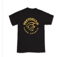 Pretorian Team T-shirt Mens Fashion Short Sleeves Cotton Tops Clothing Black RAZG