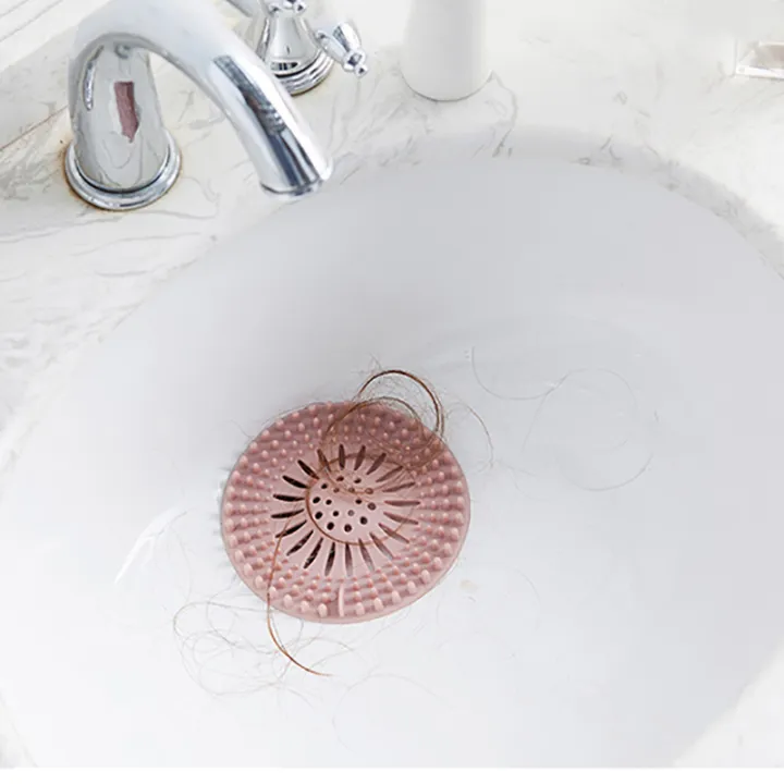 3 hair blocking filters toilet shower room floor drain sewer kitchen