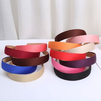 【CC】 1.5cm/2cm  Hairbands Covered Adult Hair Band Kids 33Pcs Colored Hairband Multicolor Headwear Accessories