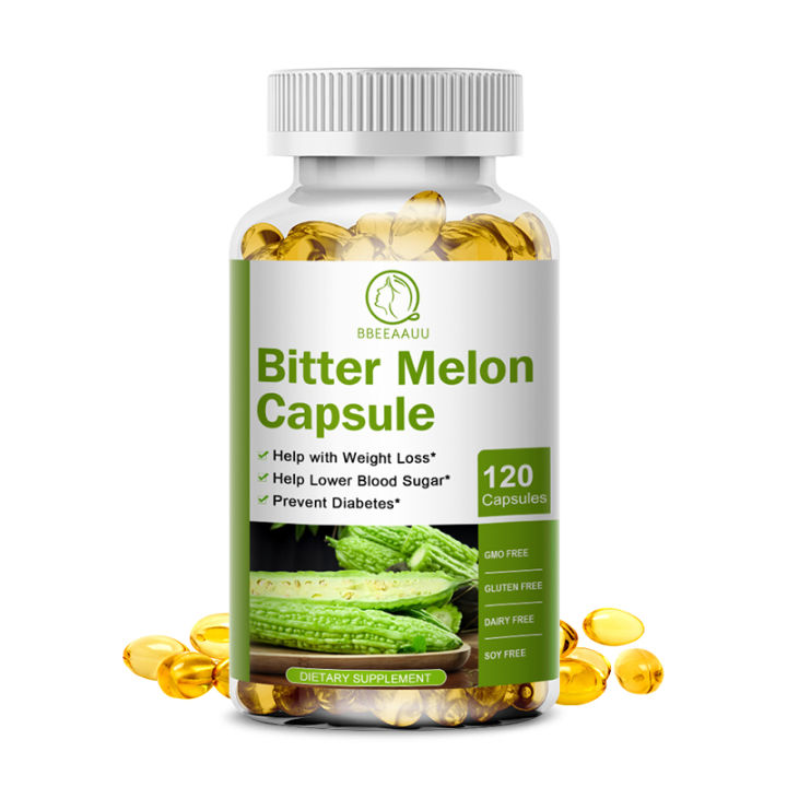 nature-bitter-gourd-extract-capsule-reduce-blood-sugar-slimming-food