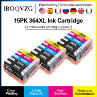 BOQVZG 5 Warna untuk HP 364 XL สำหรับตลับหมึก HP364 364XL HP 5520 555 22 5524 6515 3070A 3520 3522 4620 Pencetak