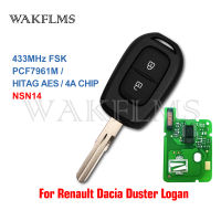 PCF7961M NSN14 Remote Car Key Fob for Renault Symbol Trafic Dacia Duster Logan Sandero 2012 2013 2014 2015 2016 2017 2018