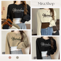 Mira_shop เสื้อไหมพรมแขนยาว เซ็ต2ชิ้น คอลใหม่ พร้อมส่ง 61628#