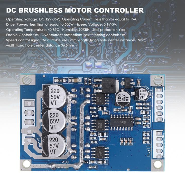 dc-brushless-motor-controller-12v-36v-balancing-automotive-balanced-car-driver-control-board