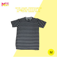 Mee Mens Casual Stripes Half Tshirt