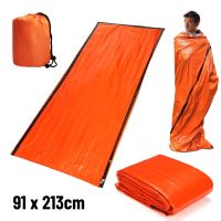 【LZ】▽❄✹  Portátil de emergência térmica saco dormir à prova dwaterproof água manter quente acampamento ao ar livre caminhadas sobrevivência kit primeiros socorros cobertor emergência