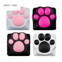 REOPYG คีย์บอร์ดสำรองน่ารักสำหรับพีซีอุปกรณ์คอมพิวเตอร์เด็กผู้หญิง Keycaps Cat Paws Keycaps Mechanical Keycaps Mechanical Keycaps แป้นพิมพ์ปุ่มกด