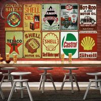 READY STOCK20X30CM (Listing 1) Design Retro Vintage Painting Wall Deco Art Metal Tin Signs for Bars Cafe Home