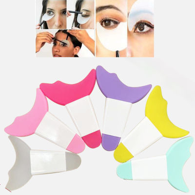 Eye Makeup Auxiliary Tool Eyeliner Tool Silicone Eye Makeup For Mascara Eyeliner Eyeshadow Silicone Aid Tools Easy Crease Line Kit Makeup Tool Eyeliner Tool