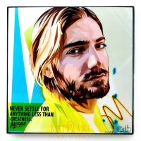 Alesso อเลสโซ DJ producer ดีเจ EDM เพลง Music ดนตรี รูปภาพ​ติด​ผนัง​ pop art พร้อมกรอบและที่แขวน ของขวัญ​ แต่งบ้าน กรอบรูป