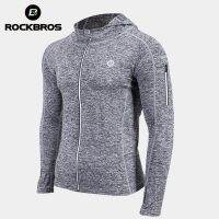 ROCKBROS เสื้อแจ็คเก็ตขี่จักรยานสำหรับทุกเพศ,เสื้อเจอร์ซีย์ดูดซับเหงื่อระบายอากาศได้ดีเสื้อผ้ากีฬาแห้งเร็วอุปกรณ์ปั่นจักรยาน