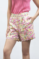 EP กางเกงขาสั้นลายดอกไม้ ผู้หญิง | Floral Print Shorts | 4709