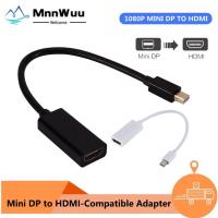 MnnWuu Mini Display Port DP Male to HDMI-compatible Female Adapter Converter Cable For Apple Mac Macbook Pro Air Laptop Adapters Adapters