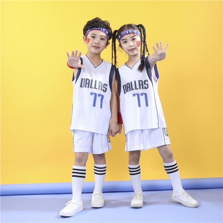 nba-dallas-mavericks-no-77-luka-don-i-jersey-kids-basketball-clothing-suits