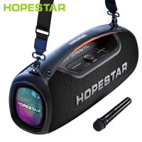 HOPESTAR A60ตู้ลำโพงซับวูฟเฟอร์อัจฉริยะแบบพกพา100W ลำโพงเบสสุดๆบลูทูธแฟชั่น5.1พร้อมไมค์ไร้สาย