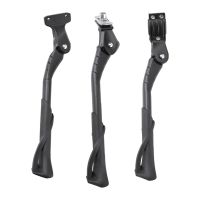 【LZ】✈  Bicicleta Side Kick Stand MTB Stand pé cinta liga de alumínio suporte da bicicleta apoio para os pés bicicleta ajustável estacionamento rack equipamento de ciclismo