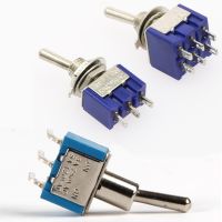 ✖❦卐 2PCS 6mm Switches Miniature Toggle Switch Single Pole Double Throw Mini Waterproof Cap Smart Micro Switch Electronic Gadgets 6A