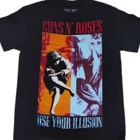 เสื้อวง G.U.N and Roses ( USE YOUR ILLUSION ) ลิขสิทธิ์แท้ ปี2022