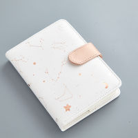 White Black Starry Star Moon PU Leather Notebook Hardcover Paper Journal Traveler Diary Planner Notepad Stationary Kids Gifts
