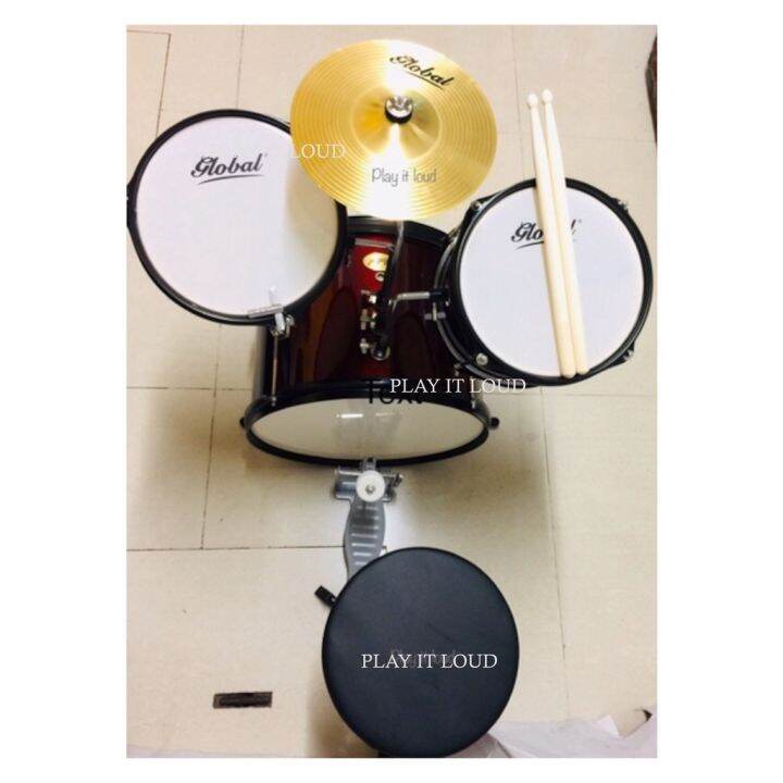 IH GLOBAL PREMIERE JUNIOR MINI DRUM SET for kids 3PC.♝ Lazada PH
