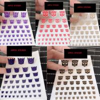 IN STOCK  45pcs Transformation robot toys G1 sticker Symbol Decal for Custom DIY Toys Accessories Decoration Stickers