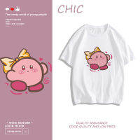 เสื้อยืดผู้หญิง CHIC น่ารักโบว์การ์ตูนพิมพ์เสื้อยืดแขนสั้น สบาย ๆ T0106