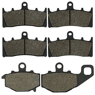 Motorcycle Front and Rear Brake Pads for Kawasaki ZX 6R ZX6R ZX 600 98-01 ZX9R ZX 9R Ninja 96-01 ZX6R ZX636 2002