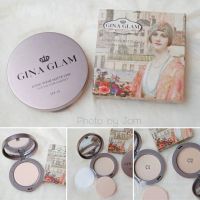 แป้งพัพ แป้งอัดแข็ง แป้งผสมรองพื้นสูตรใหม่ GINA GLAM LONG WEAR MATTE STAY TWO WAY CAKE COMPACT