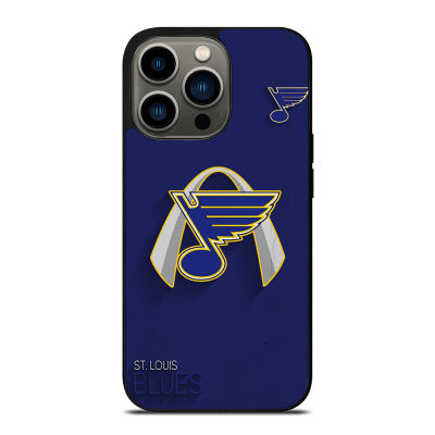 St Louis Blues Phone Case for iPhone 14 Pro Max / iPhone 13 Pro Max / iPhone 12 Pro Max / XS Max / Samsung Galaxy Note 10 Plus / S22 Ultra / S21 Plus Anti-fall Protective Case Cover 292